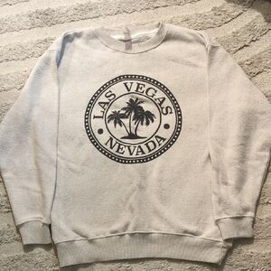 White Las Vegas Nevada Sweater